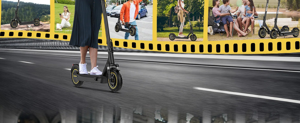 2026 NEW 10inch Electric Scooter 500W Motor 42V 14.5AH Battery Up to 22MPH Max Speed & 28 Miles Max Range Dual Suspension Folding E-Scooter