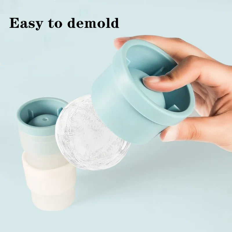4/1pcs Ice Cube Mold Ice Ball Maker Reusable Balls Silicone Ice Cube Molds Jelly Mould Bar Party Whiskey Coctail for Cold Drinks