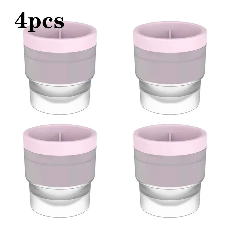 4/1pcs Ice Cube Mold Ice Ball Maker Reusable Balls Silicone Ice Cube Molds Jelly Mould Bar Party Whiskey Coctail for Cold Drinks