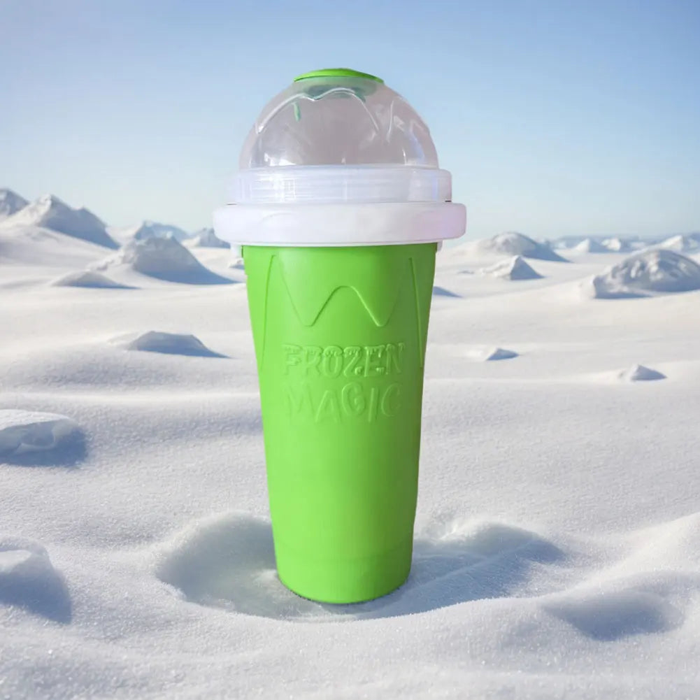 ML Quick-Frozen Slushy Maker Cup with Lid Slushy Cup For Homemade Smoothies Juice Ice Cream Summer Squeeze Cup Kitchen Tool