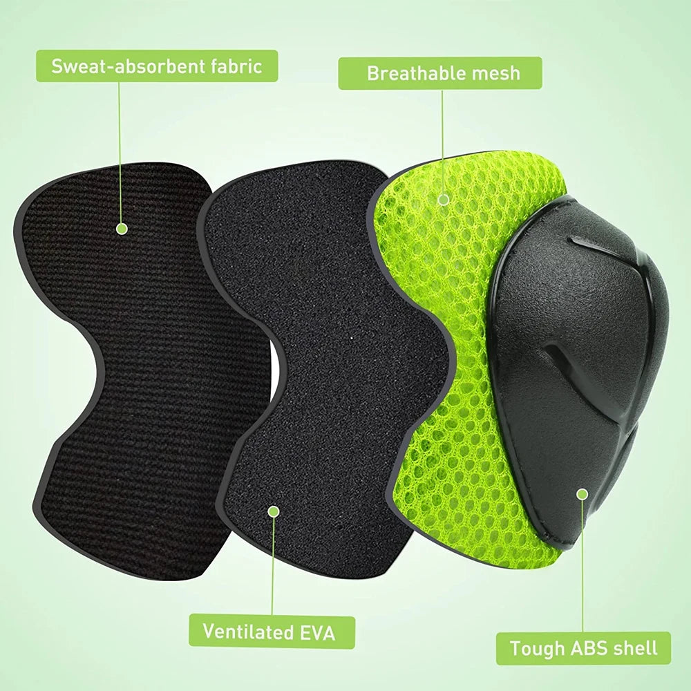 Kids 6 Piece Protective Gear Set-Knee, Elbow, & Wrist Pads