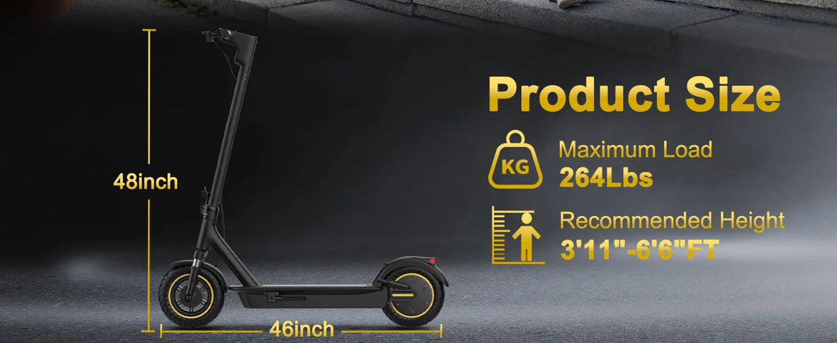 2026 NEW 10inch Electric Scooter 500W Motor 42V 14.5AH Battery Up to 22MPH Max Speed & 28 Miles Max Range Dual Suspension Folding E-Scooter